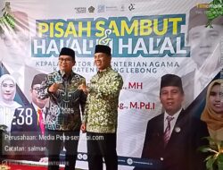 Pisah Sambut dan Halal Bihalal Kemenag Rejang Lebong Berlangsung Khidmat – H. Lukman Serahkan Jabatan kepada Dr. H. Rahman