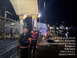 AMANKAN KOTA CURUP! SAT SAMAPTA GELAR PATROLI DI JL. DI PANJAITAN CEGAH TINDAK PIDANA 3C