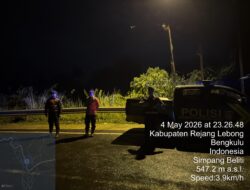 Patroli Tengah Malam, Sat Samapta Polres Rejang Lebong Sisir Jalur Rawan 3C di Lintas Curup–Lubuk Linggau