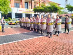 Tingkatkan Profesionalisme dan Kesiapsiagaan, Sat Samapta Polres Rejang Lebong Gelar Latihan Dalmas Rutin