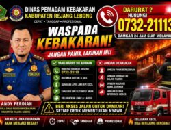 Damkar Rejang Lebong Imbau Masyarakat Waspada Kebakaran, Andy Ferdian: Jangan Panik dan Segera Hubungi Petugas