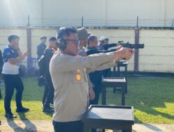 Sinergitas APH Rejang Lebong Kian Solid, Rakor dan Latihan Menembak Digelar di Sat Brimob