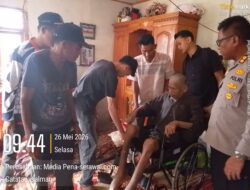 Aksi Sosial Kapolres Rejang Lebong Tuai Apresiasi, Lansia Lumpuh Kini Miliki Kursi Roda