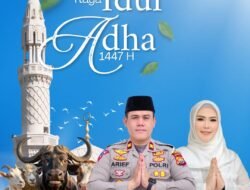 Kasat Lantas Polres Rejang Lebong IPTU Arief Abdullah, S.Sos., M.Si., Ucapkan Selamat Hari Raya Iduladha 1447 H