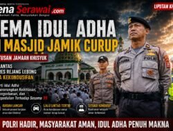Gema Idul Adha di Masjid Jamik Curup: Ratusan Jamaah Khusyuk, Satlantas Polres Rejang Lebong Jaga Kekondusifan
