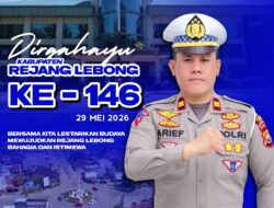 Dirgahayu ke-146 Rejang Lebong: Satlantas Polres Rejang Lebong Ajak Lestarikan Budaya, Wujudkan Daerah Bahagia dan Istimewa