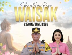 Kapolres Rejang Lebong dan Bhayangkari Sampaikan Ucapan Selamat Hari Raya Waisak 2570 BE/2026