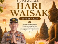 Kapolsek Sindang Kelingi Ucapkan Selamat Hari Raya Waisak 2570 BE, Ajak Perkuat Toleransi dan Kedamaian