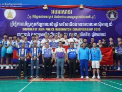 Tim Bulutangkis Polri Raih 4 Medali Emas dan 2 Perak SEA Police Badminton Championship 2026 di Kamboja