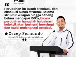 PSI REJANG LEBONG TEKANKAN PENTINGNYA STRUKTUR ORGANISASI: PERUBAHAN BUTUH EKSEKUSI, BUKAN SEKADAR MIMPI