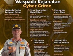 Kapolsek Sindang Kelingi Ingatkan Masyarakat Waspada Kejahatan Siber: Jangan Pernah Bagikan OTP ke Siapa Pun