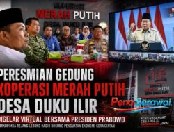 Peresmian Gedung Koperasi Merah Putih Duku Ilir Digelar Virtual Bersama Presiden Prabowo, Forkopimda Rejang