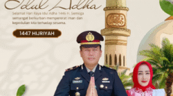 Kasat Narkoba Polres Rejang Lebong dan Istri Sampaikan Ucapan Selamat Hari Raya Idul Adha 1447 H