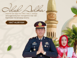 Kasat Narkoba Polres Rejang Lebong dan Istri Sampaikan Ucapan Selamat Hari Raya Idul Adha 1447 H