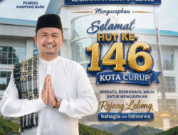 Pemdes Kampung Baru Ucapkan Selamat HUT Ke-146 Kota Curup, Bersatu dan Berbudaya Menuju Rejang Lebong Bahagia dan Istimewa