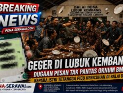 Geger di Lubuk Kembang! Dugaan Pesan Tak Pantas Oknum BMA kepada Istri Tetangga Picu Kericuhan di Balai Desa