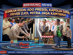 Resmikan Kedai ADO Presisi, Kapolda Sumsel: Driver Ojol Mitra Jaga Kamtibmas