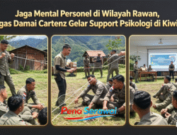 Jaga Mental Personel di Wilayah Rawan, Satgas Damai Cartenz Gelar Support Psikologi di Kiwirok