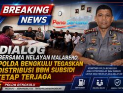 Dialog Bersama Nelayan Malabero, Polda Bengkulu Tegaskan Distribusi BBM Subsidi Tetap Terjaga