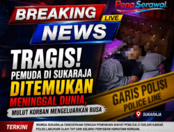 Tragis! Pemuda di Sukaraja Ditemukan Meninggal Dunia, Mulut Korban Mengeluarkan Busa