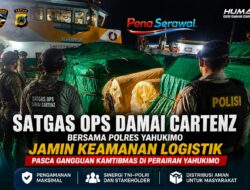 Satgas Ops Damai Cartenz Bersama Polres Yahukimo Jamin Keamanan Logistik Pasca Gangguan Kamtibmas di Perairan Yahukimo