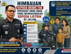 Kasi Humas Polres Rejang Lebong Imbau Orang Tua Awasi Anak Pengguna Sepeda Listrik di Jalan Raya