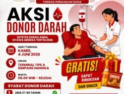 Peringati Hari Lahir Pancasila, PMI dan Balai Pengelola Transportasi Darat Gelar Aksi Donor Darah di Terminal Tipe A Simpang Nangka