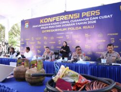 Polda Riau Bongkar 1.333 Kasus Kejahatan Jalanan, 525 Tersangka Diamankan