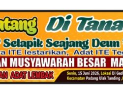 500 Tokoh Adat Siap Hadiri Mubes Lembak di Rejang Lebong, Rumuskan Adat untuk Diusulkan Jadi Perda