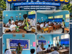 Police Goes to School, Satlantas Polres Rejang Lebong Edukasi Pelajar Pentingnya Keselamatan Berlalu Lintas