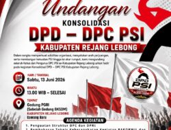 DPD PSI Rejang Lebong Gelar Konsolidasi Akbar, Perkuat Mesin Partai Hingga Tingkat Akar Rumput