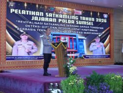 Buka Pelatihan Satkamling 2026, Kapolda Sumsel Tekankan Gotong Royong dan Pemanfaatan Teknologi