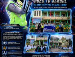 Satlantas Polres Rejang Lebong Edukasi Pelajar SMP Aisyiyah Lewat Program Police Goes To School, Tanamkan Budaya Tertib Berlalu Lintas Sejak Dini