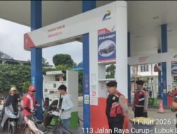 Sat Samapta Polres Rejang Lebong Cek SPBU Pasca Penyesuaian Harga BBM, Pastikan Stok Aman dan Situasi Kondusif