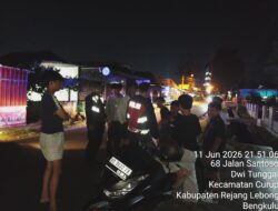 Sat Samapta Polres Rejang Lebong Intensifkan Patroli Malam, Antisipasi Gangster, Premanisme dan Kejahatan 3C di Dwi Tunggal