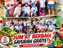 PSI Rejang Lebong Gelar Jum’at Berbagi Sayuran Gratis, Wujud Kepedulian Nyata untuk Masyarakat