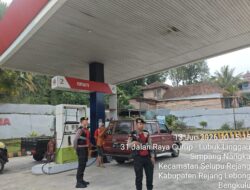Sat Samapta Polres Rejang Lebong Cek SPBU Pasca Penyesuaian Harga BBM Nasional, Pastikan Situasi Tetap Kondusif