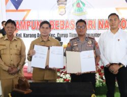 Polres Rejang Lebong Resmikan Kampung Bebas Narkoba di Karang Anyar, Perkuat Sinergi Lindungi Generasi Muda