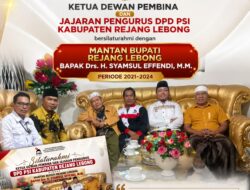 DPD PSI Rejang Lebong Jalin Silaturahmi dengan Mantan Bupati Syamsul Effendi, Perkuat Kolaborasi untuk Daerah