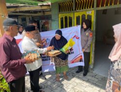 Hari Bhayangkara ke-80, Polres Rejang Lebong Salurkan Bansos kepada Warga Kurang Mampu di Dwi Tunggal dan Adirejo