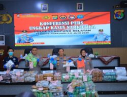 Polda Lampung Berhasil Gagalkan Penyelundupan Narkoba Senilai RP 235 Miliyar Di Bakauheni, 24 Tersangka Diamankan