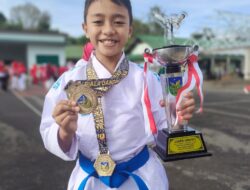 Borong Belasan Prestasi Karate Hingga Akademik, Kenzie Siswa SDUA Taman Harapan Curup Harumkan Nama Daerah