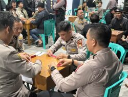 Semarak Hari Bhayangkara ke-80, 50 Pasang Peserta Adu Strategi di Lomba Gaple Polres Rejang Lebong