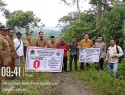 PLT Camat Bermani Ulu Raya Hadiri Titik Nol Pembangunan Jalan Aspal dan PJU di Bandung Marga
