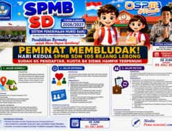 Peminat Membludak! Hari Kedua SPMB SDN 105 Rejang Lebong Sudah 65 Pendaftar, Kuota 84 Siswa Hampir Terpenuhi