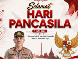 Kapolsek Sindang Kelingi IPTU Harry Veska Witra, S.AP Mengucapkan Selamat Hari Lahir Pancasila 1 Juni 2026