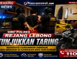 URC Polres Rejang Lebong Tunjukkan Taring, Residivis Curanmor Dibekuk Usai Beraksi di Kawasan Kos IAIN Curup