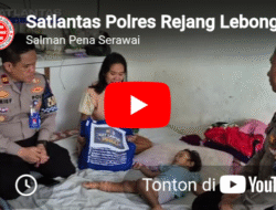 Satlantas Polres Rejang Lebong Salurkan Bakti Sosial untuk Korban Kecelakaan Lalu Lintas