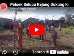 Polsek Selupu Rejang Dukung Ketahanan Pangan Nasional Melalui Pendampingan Petani