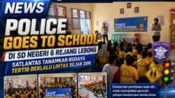 Police Goes to School di SD Negeri 6 Rejang Lebong, Satlantas Tanamkan Budaya Tertib Berlalu Lintas Sejak Dini